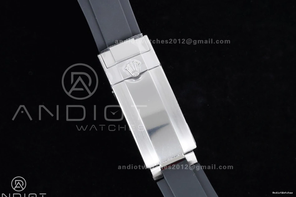 Best 813 Oysterflex V2 Stick 1:1 Daytona Strap Edition 126519 Dial on (Weighted) VSF Silver VS4131 Black Stretchable 0227